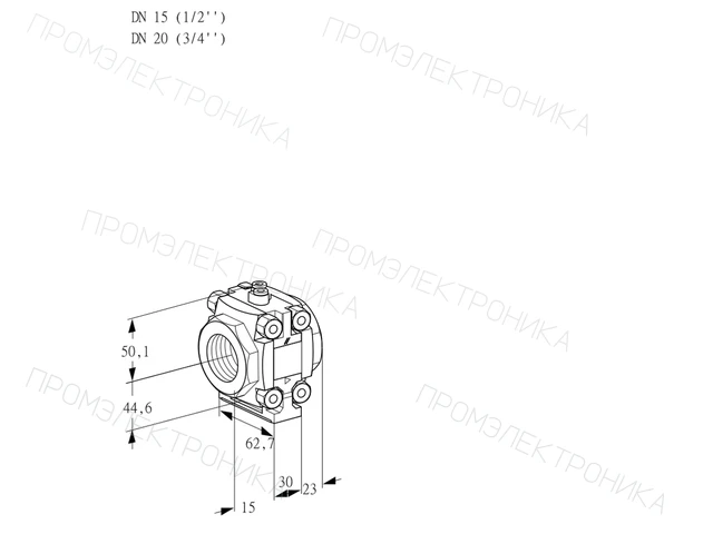 Kromschroder VMV 115/20N05P — регулятор расхода газа — 88034202