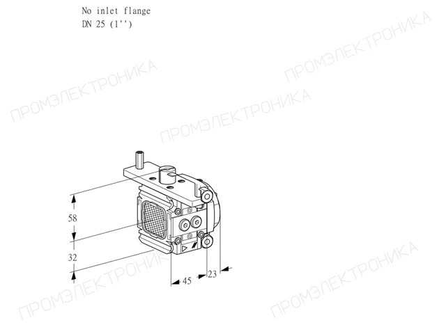 Kromschroder VFC 1-/25R05-20PPMM — линейный регулятор расхода — 88300461