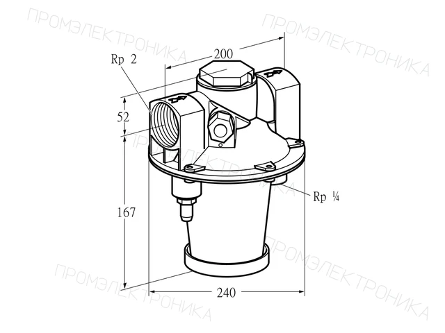 Kromschroder GIK 50R02-5B — регулятор соотношения газ/воздух — 03155159