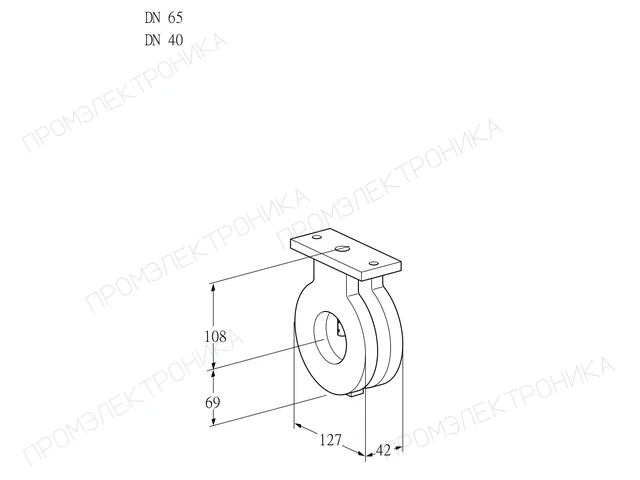 Kromschroder BVA 65/40Z05 — дисковая поворотная заслонка — 88300115