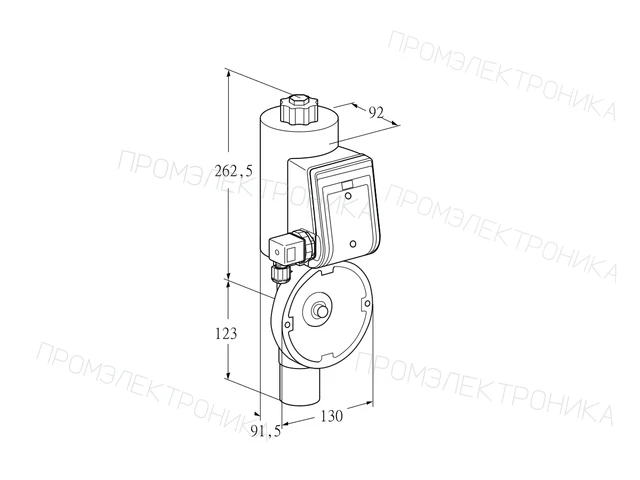 Kromschroder MB 7NK6 — дисковая поворотная заслонка — 74923039
