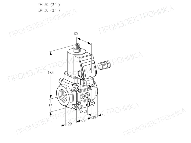 Kromschroder VAN 250R/NKGR — регулятор нулевого давления — 88020227
