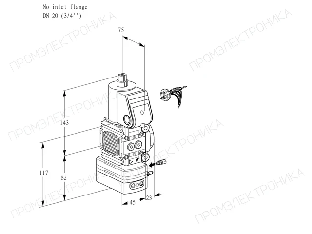 Kromschroder VAG 1-/20R/NWAE — регулятор соотношения газ/воздух — 88027708