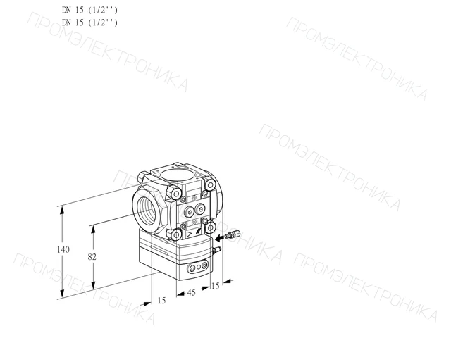 Kromschroder VRH 115R05BE/PP/PP — регулятор расхода газа — 88024896