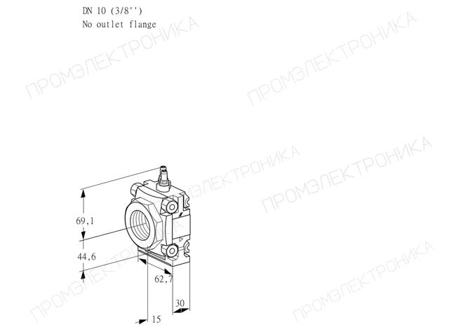 Kromschroder VMF 110/-R05M — газовый фильтр — 88012989