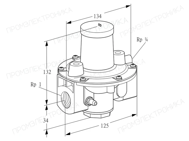Kromschroder GDJ 25R04-4Z — регулятор давления газа — 03155063