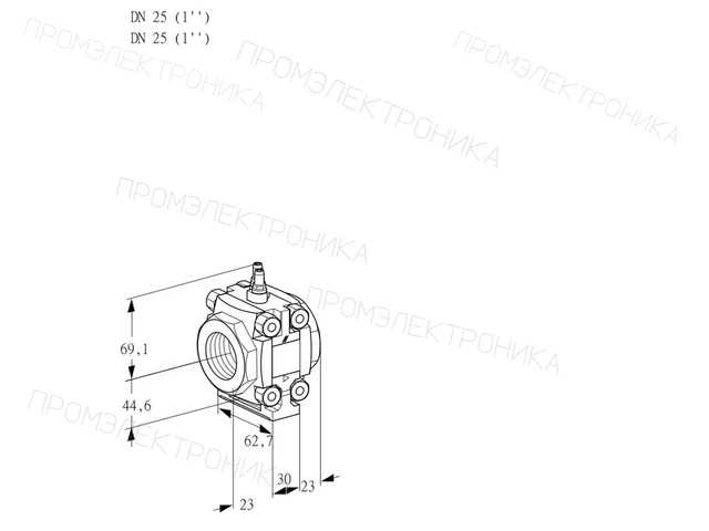 Kromschroder VMV 125N05M — регулятор расхода газа — 88025478