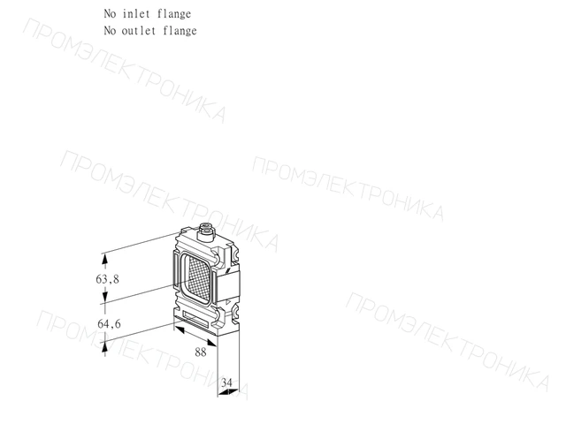 Kromschroder VMF 2-05P — газовый фильтр — 88026983