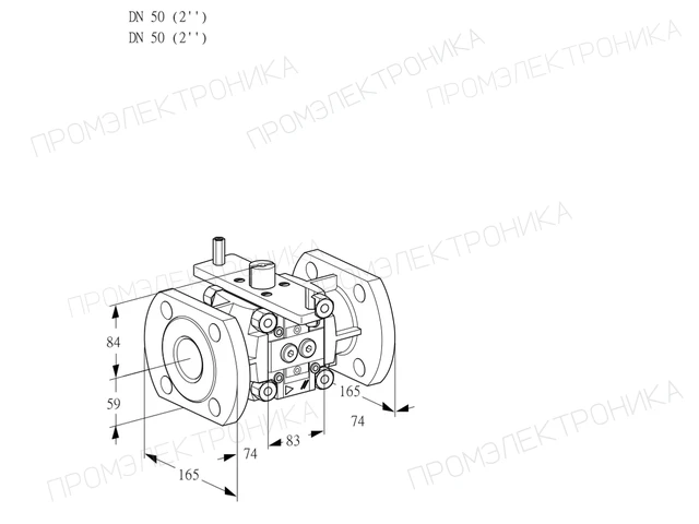 Kromschroder VFC 350/50F05-40PPMM — линейный регулятор расхода — 88303513