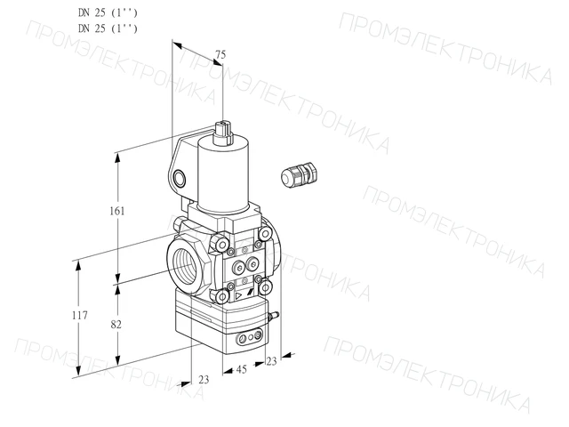 Kromschroder VAD 125R/NWSL-100A — регулятор давления газа — 88010794