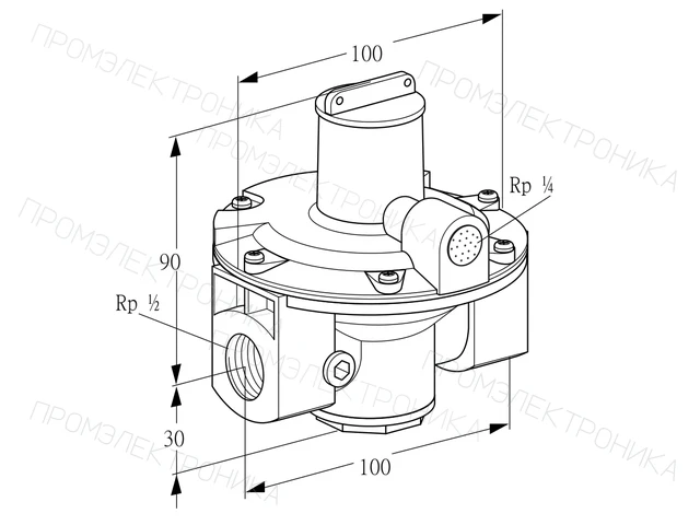 Kromschroder GDJ 15R04-0LZ — регулятор давления газа — 03155051