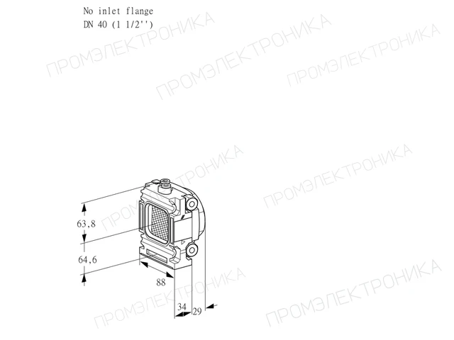 Kromschroder VMF 2-/40R05P — газовый фильтр — 88019511