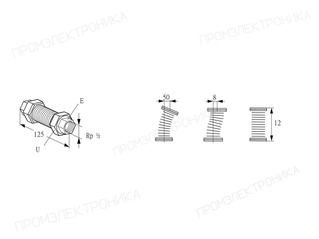 Kromschroder EKO 15RI — компенсатор трубопровода — 03262042