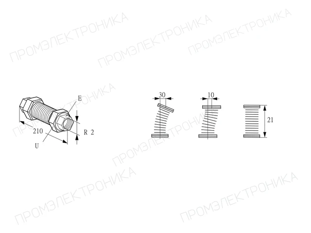 Kromschroder EKO 50RI — компенсатор трубопровода — 03262052