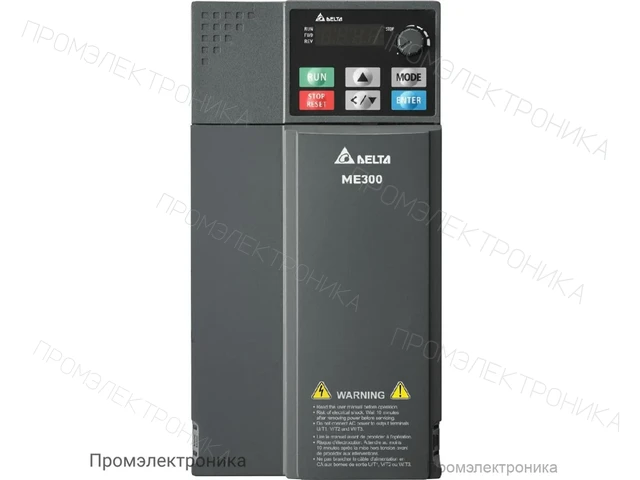 Преобразователи частоты Delta Electronics VFD7A5ME21ANNAA (1.5 кВт 1ф 230В) серии ME300