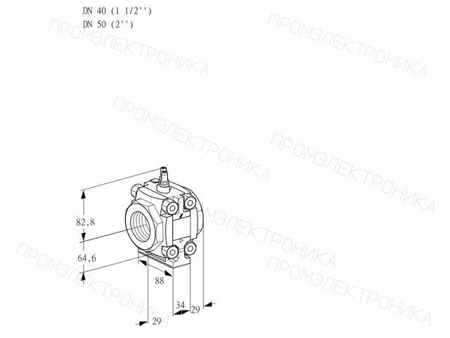 Kromschroder VMV 240/50R05M — регулятор расхода газа — 88028092