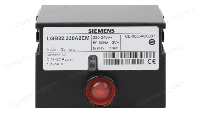 Автомат горения SIEMENS LGB22.330A2EM — OEM Ecoflam 65320034