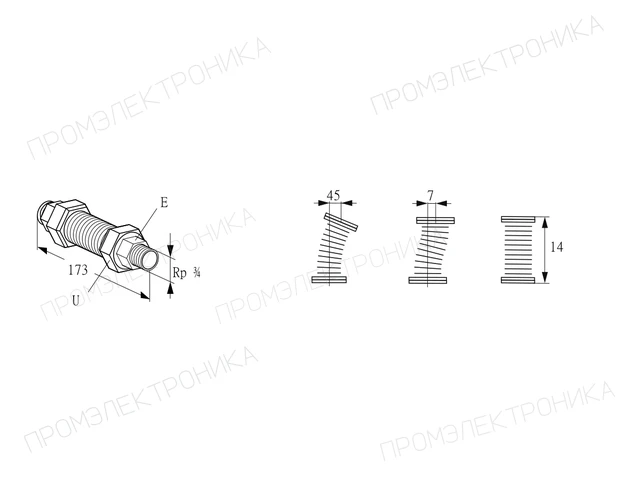 Kromschroder EKO 20RA — компенсатор трубопровода — 03262043