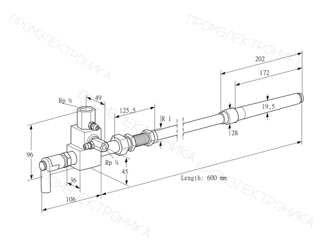 Kromschroder ZMIC 28B600RK — запальная горелка — 84199263