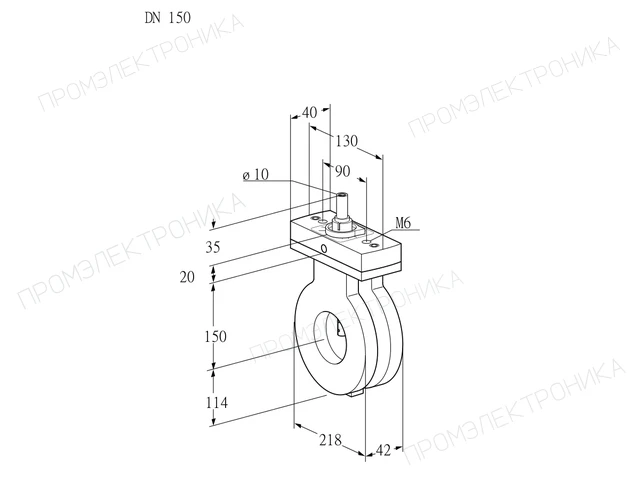Kromschroder BVA 150Z05F — дисковая поворотная заслонка — 88302728