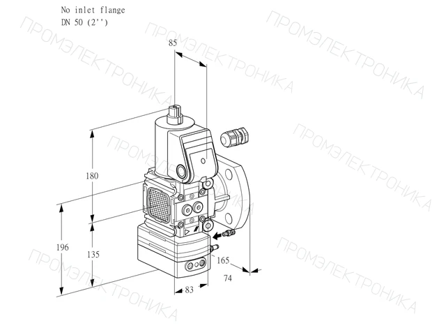 Kromschroder VAG 3-/50F/NWAK — регулятор соотношения газ/воздух — 88016753