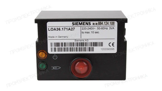 Автомат горения для жидкотопливной горелки SIEMENS LOA36.171A27