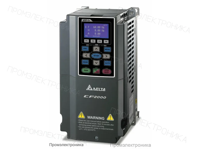 Преобразователи частоты Delta Electronics VFD037CP43B-21 (3.7кВт 3ф 400В) серии CP2000