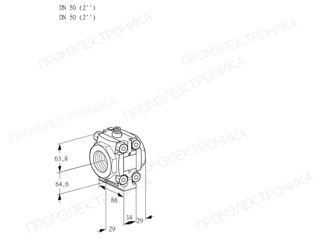 Kromschroder VMV 250N05P — регулятор расхода газа — 88013235