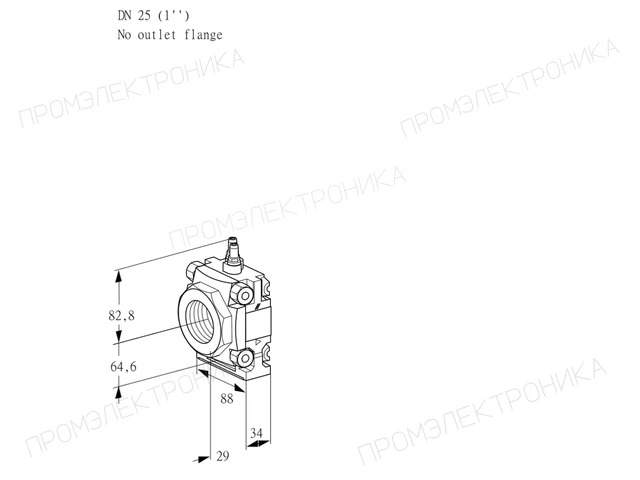 Kromschroder VMF 225/-N05M — газовый фильтр — 88026198