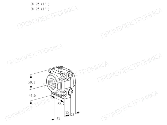 Kromschroder VMV 125N05P — регулятор расхода газа — 88013233