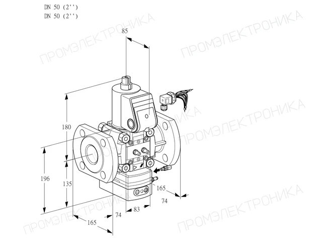 Kromschroder VAG 350F/NWAE — регулятор соотношения газ/воздух — 88025082