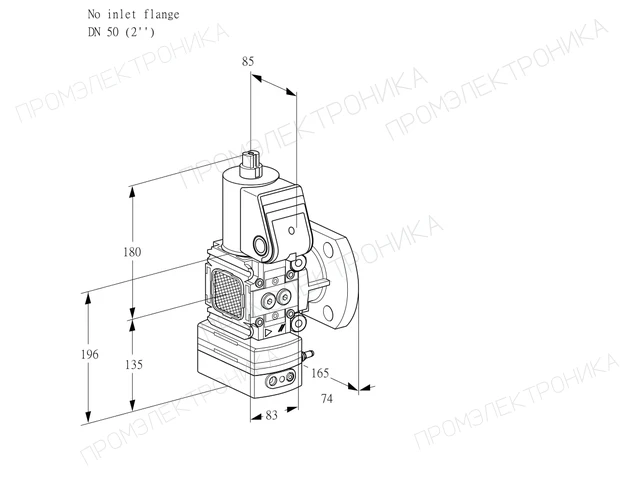Kromschroder VAD 3-/50F/NW-25A — регулятор давления газа — 88030777