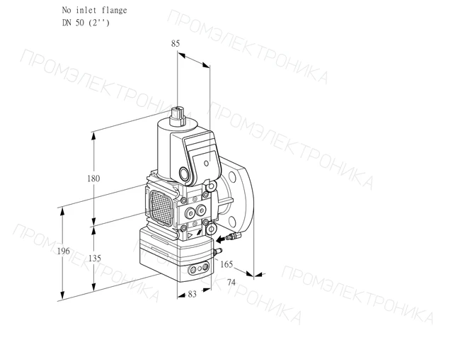 Kromschroder VAG 3-/50F/NWAE — регулятор соотношения газ/воздух — 88030185