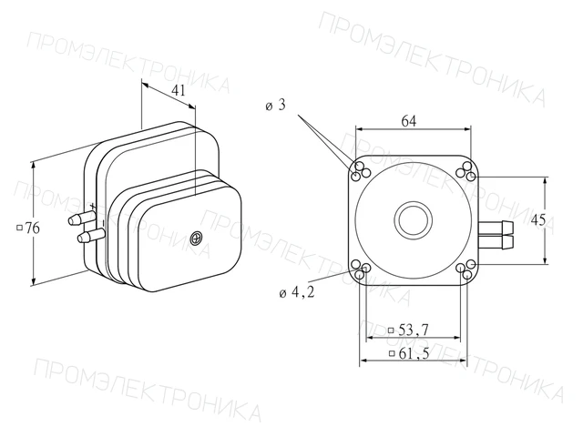 Kromschroder DL 10E-1 — реле давления — 84444270