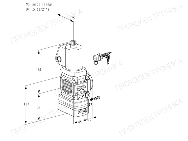 Kromschroder VAG 1-/15R/NQSLBE — регулятор соотношения газ/воздух — 88017200