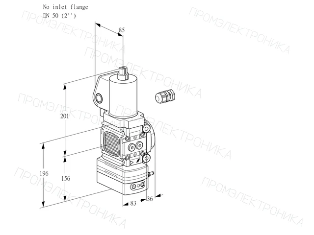 Kromschroder VAV 3-/50R/NWSLAK — регулятор соотношения газ/воздух — 88032954