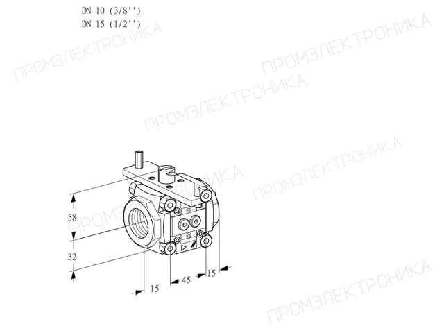 Kromschroder VFC 110/15R05-08PPMM — линейный регулятор расхода — 88300464