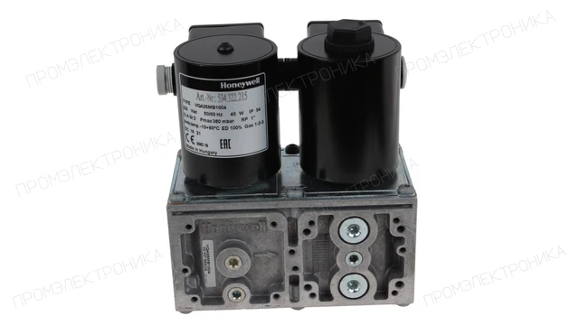 Двойной электромагнитный клапан Honeywell VQ425MB1004
