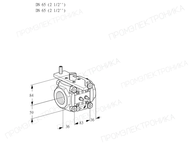 Kromschroder VFC 365/65R05-40MMMM — линейный регулятор расхода — 88302941
