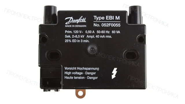 Трансформатор розжига Danfoss EBI M 052F0055