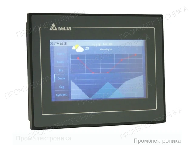 Панели оператора Delta Electronics DOP-107BV серии DOP-100