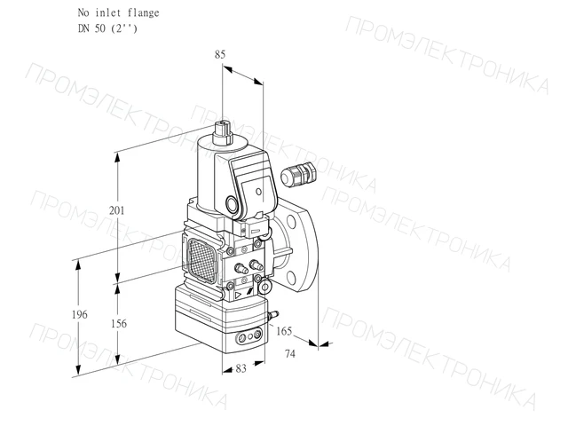 Kromschroder VAV 3-/50F/NWSRAK — регулятор соотношения газ/воздух — 88030930