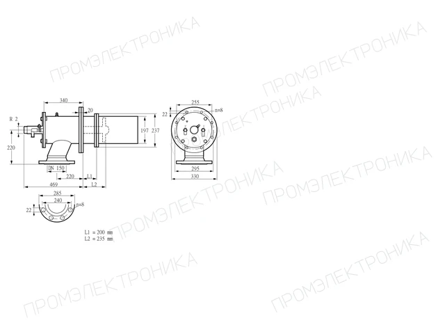 Kromschroder ZIC 200HB-200/235-(21)D — промышленная газовая горелка — 84277630