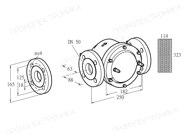 Kromschroder GFK 50F10-6 — газовый фильтр — 81941190