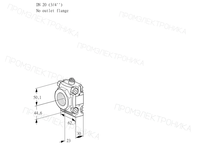 Kromschroder VMV 120/-R05P — регулятор расхода газа — 88019974