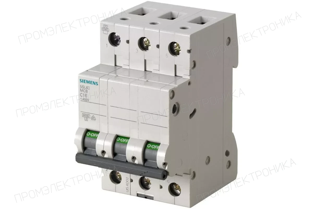 Siemens 5SL6216-6CC — Миниатюрный автоматический выключатель