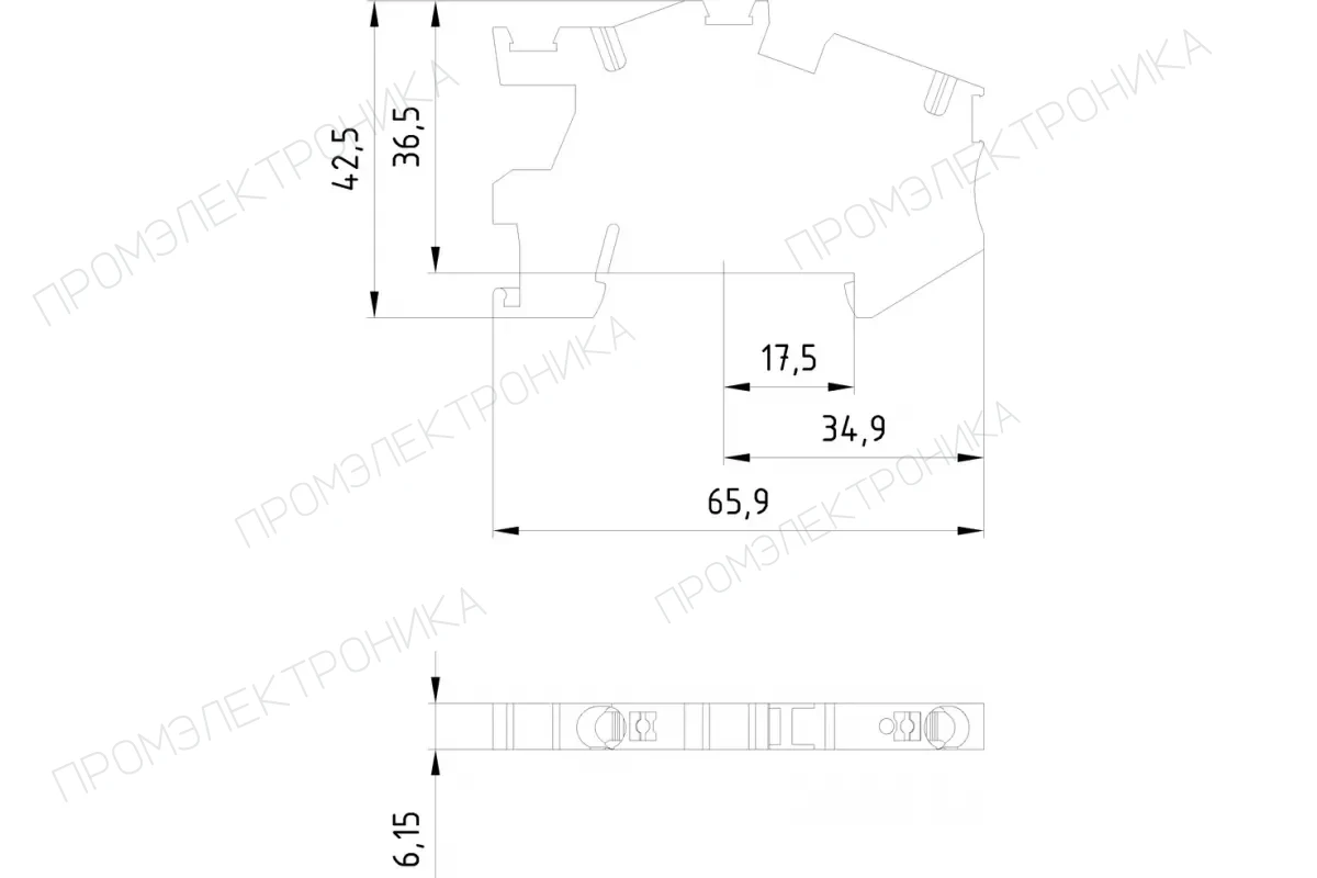 Siemens 8WH6001-0AF00 — Клеммы ALPHA FIX 8WH с втычными зажимами