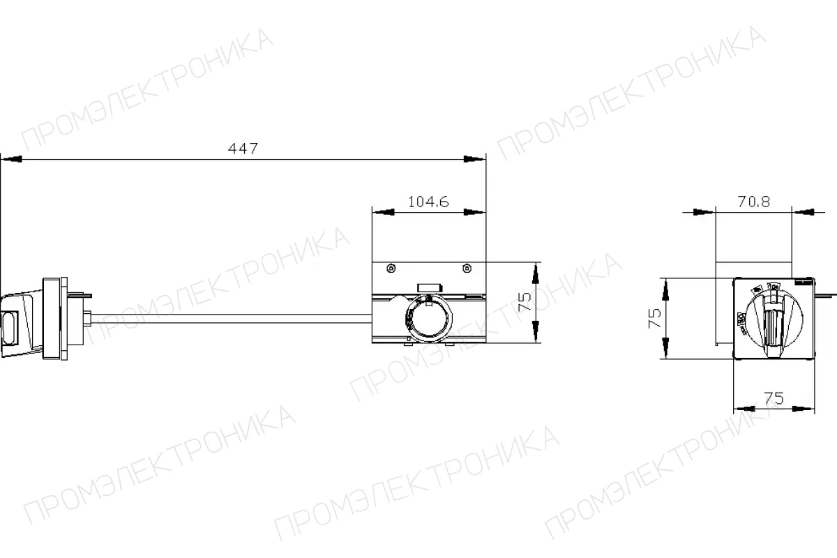 Siemens 3VA9257-0LF10 — Адаптер цилиндрического замка с нишей для принадлежностей принадлежность для