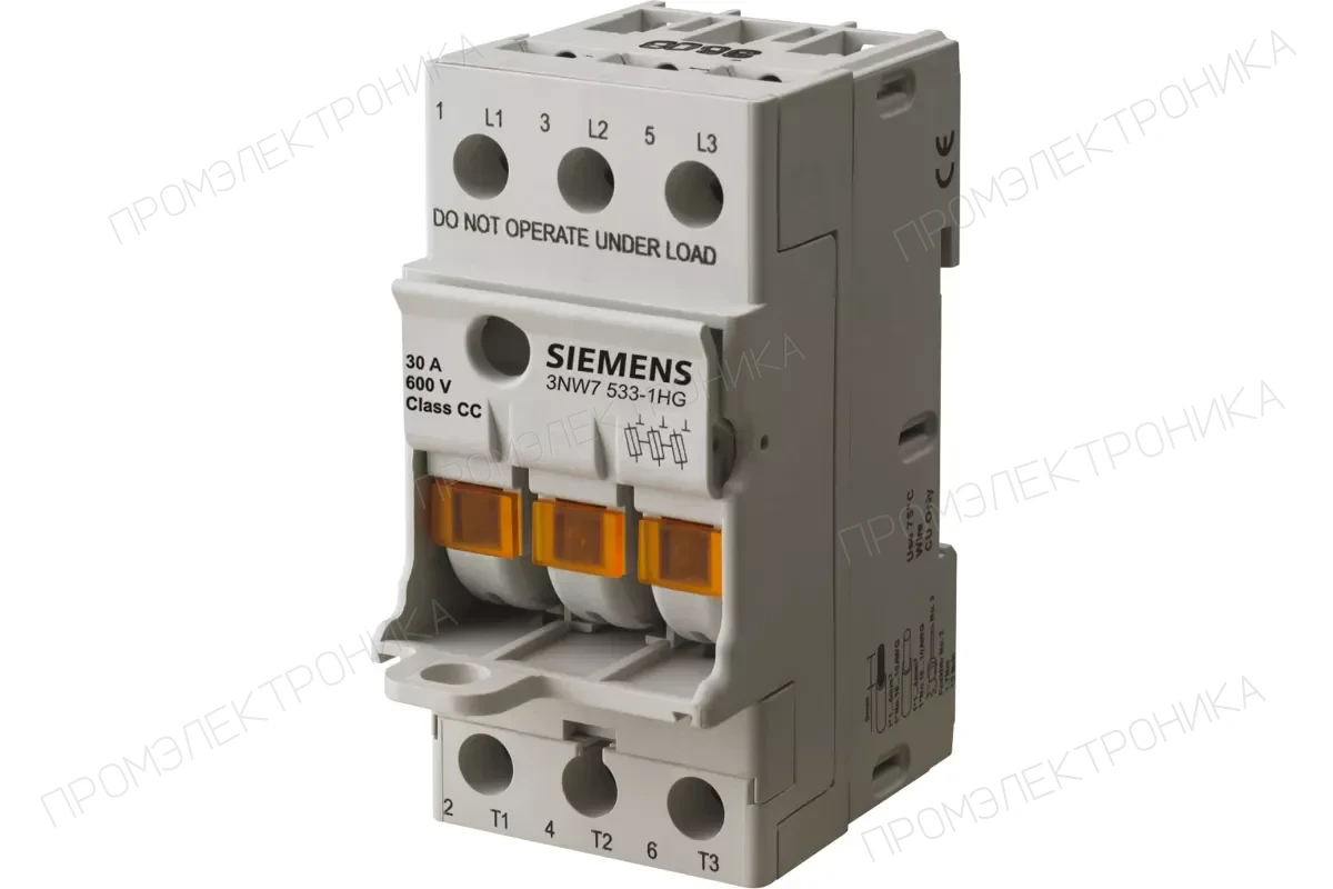 Siemens 3NW7034 — Цилиндрические предохранители и основания