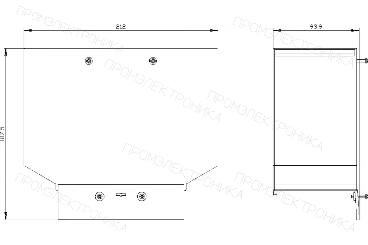 Siemens 3VA9353-0KB04 — Крышка клеммника длинная для втычн